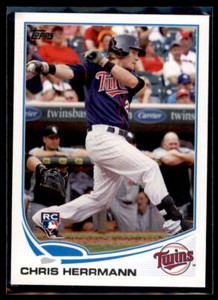 2013 Topps  Chris Herrmann RC #335 Minnesota Twins