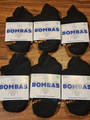 Lot of 6 Bombas Womens Honeycomb Arch Support Socks Low Cut XS X-Small 155348 - Image 1 of 3