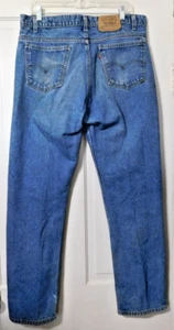 Levi’s 20505-0217 Vintage Made in USA Straight Leg Orange Tab Jeans 38x32 (31.5) - Picture 1 of 11