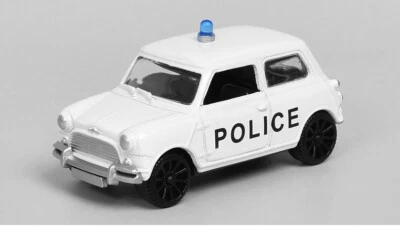 MotorMax 1961-67 Morris Mini Cooper Police 1:43 Scale US IMPORT DUTIES PAID - Image 1 of 3