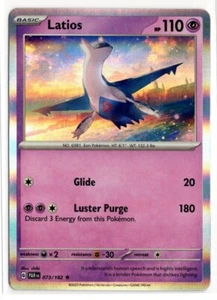 Pokemon Paradox Rift Holo Raro 073/182 Latios - Imagen 1 de 1