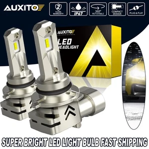 AUXITO 9006 LED Faro Globos Bombillas Kit Blanco 24000LM Con Ventilador Impermeable - Imagen 1 de 11