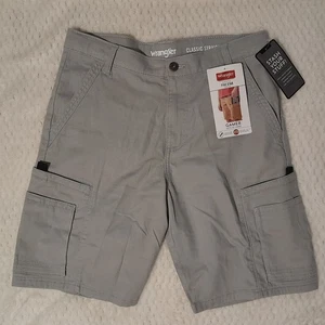 Wrangler Five Star Gamer Cargo Shorts Gray Boys Size 16 Regular - Picture 1 of 13