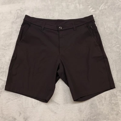 Lululemon Commission Shorts Mens 33 Chino Golf Casual Stretch Zip Pocket Classic - Image 1 of 4