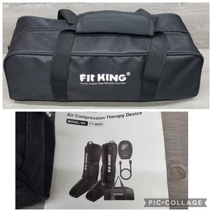 Botas de compresión de piernas FIT KING masajeador circulación FT-068A nunca usadas sin caja - Imagen 1 de 5