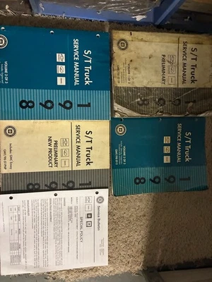 Manuale Di Servizio Per 1998 Chevy ST S10 Blazer GMC Jimmy Sonoma TRUCK - Immagine 1 di 4