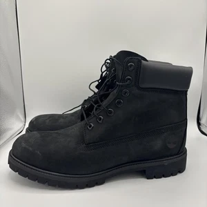 Timberland Stiefel Herren Größe 13 Schwarz 10073 Nubuk Wasserdicht Leder Arbeit Outdoor - Bild 1 von 11