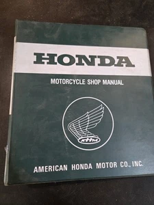 Genuine Honda Dealer Service Manual Binder (EMPTY) Green 7 Ring Motorcycle/ATV - Picture 1 of 4