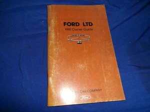 Ford manual del propietario 1981 Ltd - Imagen 1 de 1
