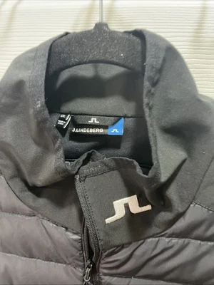 Chaleco de golf J. Lindeberg negro de rendimiento talla XXL Foto 1 de 4