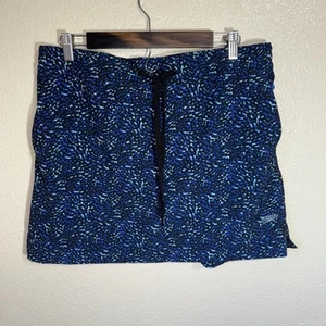 Pantalón corto Speedo para mujer tejido azul negro (natación, playa, caminar) talla grande - Imagen 1 de 3