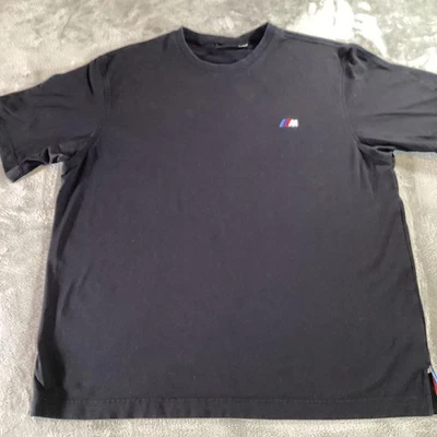 Camisa BMW M Para Hombre XXL Negra Logo Manga Corta Cuello Redondo Deportes de Motor Rendimiento Foto 1 de 4