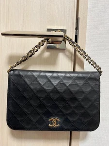 CHANEL Matlasse Single Flap Vintage From Japan - Picture 1 of 10