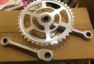 Juego de bielas cortas de acero 126 mm plata 40t pasador acorazado - Imagen 1 de 6