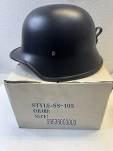 New Helmet German WW2 style sg SS-105 Motorcycle tactical military type - Picture 1 of 7