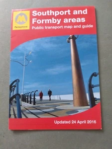 Southport & Formby, Merseyside-Public Transport Map & Guide Pub. April 2016 - Picture 1 of 5