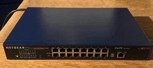 NETGEAR ProSafe 17 Port 10/100 Stackable Smart Switch + 1 Gigabit Ports FS517TS - Picture 1 of 11