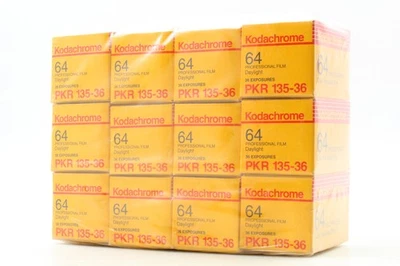Película diapositiva de 35 mm Kodachrome 64 PKR135-36 12x sin usar 36 exp. 10/2002 de Japón Foto 1 de 4
