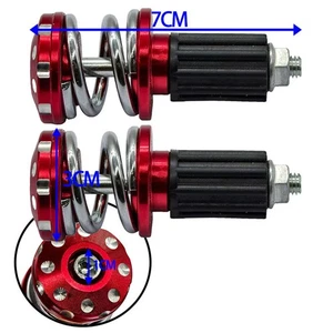 Poignées de guidon capuchon poids d'extrémité pour motos 22 mm conception fac - Afbeelding 1 van 17