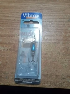 Blue Fox Classic Vibrax 01 Plated Tackle, Silver/Chrome Blue, 1/8 - Picture 1 of 1