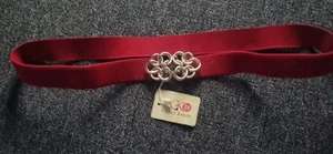 Ladies Red Stretch Belt Sz XL BNWT GRACE KARIN - Picture 1 of 5