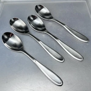 4 cucharas sopera ovaladas Retroneu TIVOLI / CONTORNO satinado 18/10 China 7 5/8" - Imagen 1 de 9