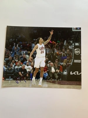Foto autografiada firmada por Jaylon Tyson de 8x10 Cleveland Cavaliers Cavs Foto 1 de 2