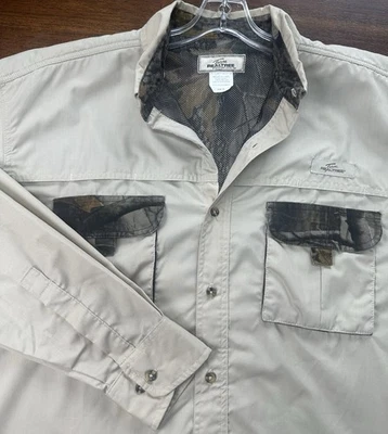 Vintage Team Real Tree Signature Collection Mens XL Button Up Camo Field Shirt - Image 1 of 4
