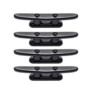 Small Boat Cleat Open Base,4 Inch Black Nylon Dock Cleats,Marine Accessories ... - Picture 1 of 7