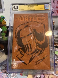 Teenage Mutant Ninja Turtles Sajad Shah Casey Jones Sketch CGC 9.8 Rare Blank - Picture 1 of 1