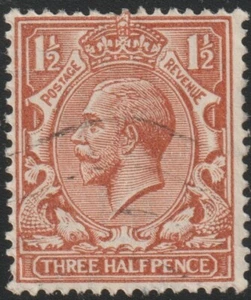1924 Great Britain SC# 189 - F - King George V - Used -1 - Picture 1 of 2