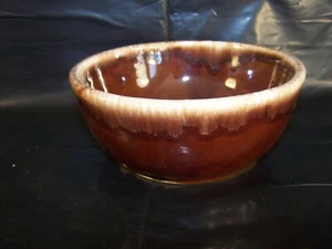 Zuppiera cereali ceramica smaltata a goccia marrone Kathy Kale vintage anni '70 made in USA - Foto 1 di 5