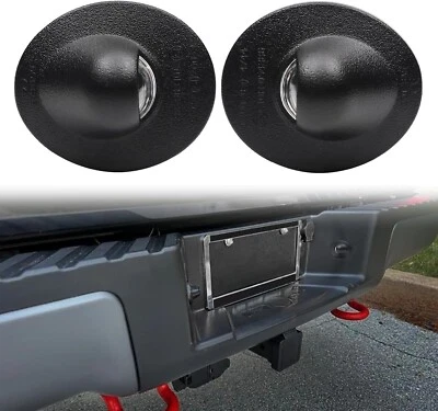 2X OEM License Plate Light Rear Bumper Tag Lamp housing For Ford F150 F250 F350 - Image 1 of 4