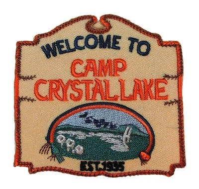Parche bordado Friday the 13th Movie Welcome to Camp Crystal Lake 3 1/2" Foto 1 de 2