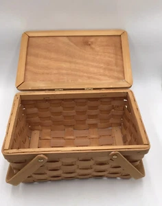 Picnic Basket Willow Handle  - Picture 1 of 6