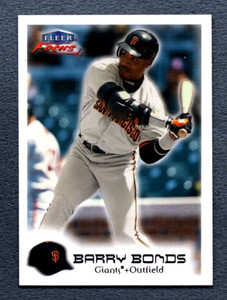 2000 Fleer Focus Masterpiece Errors #218 Barry Bonds Giants A35 328