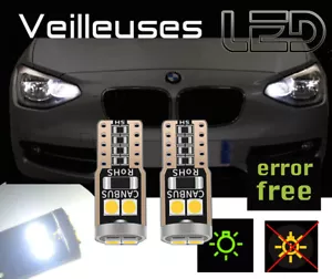 Kia PICANT0 White LED Bulbs Position Lights Headlight Strength No Errors - Picture 1 of 2
