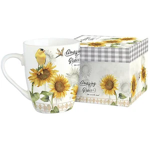 COFFEE MUG: Amazing Grace, Sunflowers (Mug in Gift Box) - Picture 1 of 3