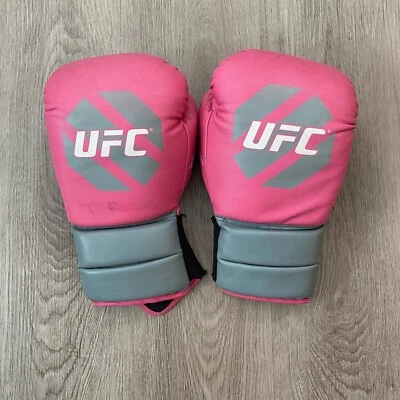 UFC Boxing MMA Kickboxing Gloves 2012 Pink Women 10 OZ - Image 1 of 4
