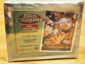 1996 Topps Football Chrome Refractor 20-Pack Box - Bild 1 von 2