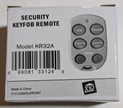 X10 KR32A Smart Security Keyfob Remote. - Image 1 of 2