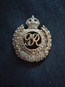Royal Engineers Officer's Service Dress Bronze Cap Badge - Picture 1 of 3