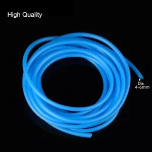 Aquarium Silicon Oxygen Pump Hose 4*6mm 1m Blue Air Bubble Stone Fish Tank Pond - Picture 1 of 6