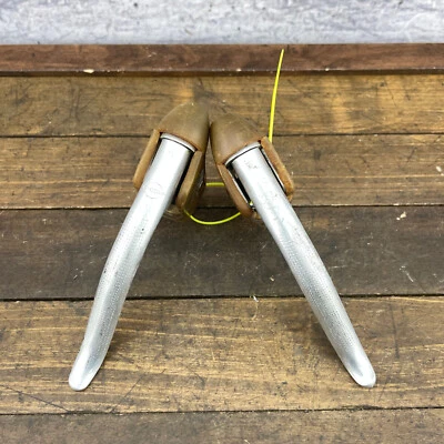Vintage Dia Compe Brake Levers Weinmann Hoods Brown Non Aero Road Drop Bar - Image 1 of 4