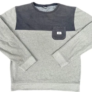 Ripcurl Mens Grey Pullover Fleece Pullover Jumper Size Large - Picture 1 of 10