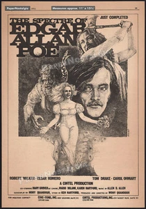 EL ESPECTRO DE EDGAR ALLAN POE __Orig. Anuncio comercial 1972 / póster__ Robert Walker Jr. - Imagen 1 de 1