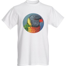 Rainbow Lorikeet Unisex T-Shirt - Large size