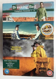Breaking Bad -  Complete Seasons 1 - 4  DVD (15 Discs) ~ NEW & SEALED - Picture 1 of 6