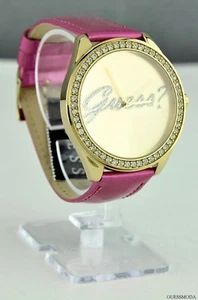 New Trend Limited Collections GuEsS Watch Ladies Pink Stainless Steel Women - Picture 1 of 1