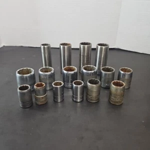 S-K Socket Lot Of 16 Wayne USA Vintage SK - Picture 1 of 13
